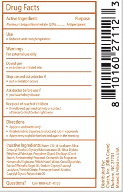 Label (Carpe Amber Dawn Back)